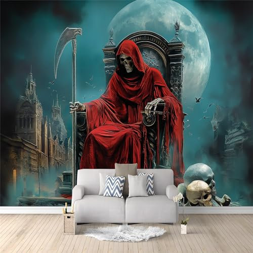 Art Photo Wallpaper Gothic Style Non-Woven Living Room Bedroom Wall Decoration - Photo Mural- Gaming Room TV Background Wall Decor 150 x 105 cm