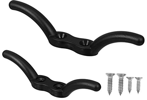 Levemolo 6stücke Flaggenmast Cleat Haken Mit Schrauben Robuste Nylonseilfixierung Für Boote Vorhänge Oder Jalousien Elegantes Design Einfache Installation
