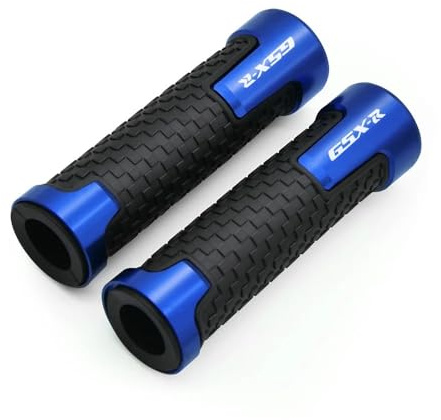 Motorrad Lenker Griff Griff Bar Motorrad Handgriffe Für GSXR 600 750 1000 1300 GSX-R K1 K2 K3 K4 K5 K6 K7 K8 K9 Blau