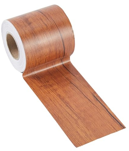 CREATCABIN Ruban Adhésif Décoratif Couleur Bois Imitation D'Orme PVC Auto Adhésif Durable Idéal pour Réparation Meubles Sols Armoires Tables Autres Objets Idéal pour Travaux Manuels Bricolage 10mx5cm