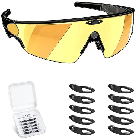 HiBloks LED Light Blocking Compatible with Oakley Meta Vanguard Smart Glasses Accessories
