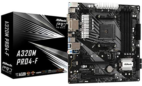 ASROCK A320M PRO4-F AMD AM4 MATX