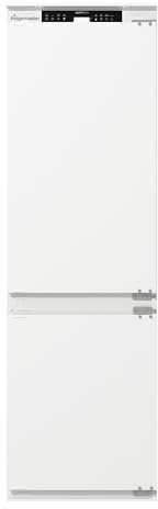 Fridgemaster MBC55252NE Built in Fridge Freezer, Dual cooling system, Convert function, Electronic touch control, E rated, 54.5D x 54W x 177.2H cm, White