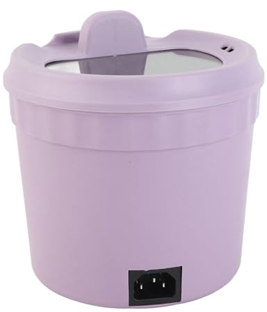 Multifunktionaler Elektrischer Hot Pot 1.2L Schnellnudeln Kocher Mini Elektretopf 450W Zum Kochen Ramen Ei Pasta Purple (EU -Stecker 220 V)