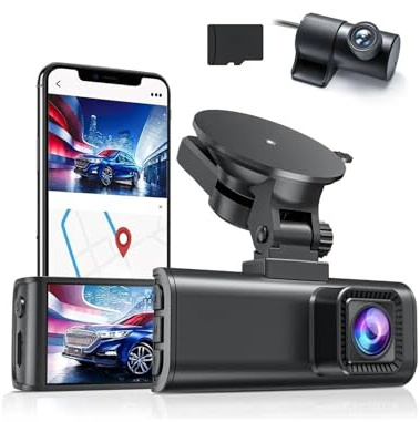 4K Dash Camera for Cars 3.18”IPS Screen Mini Dash Cam Recorder Car Dvr for 24H Parking Mode Built In WiFi GPS(No Hardwired Kit)