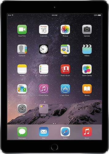 2014 Apple Ipad Air 2 ( 9.7-inch, Wi-Fi + Cellular, 64GB) Space Gray (Renewed)