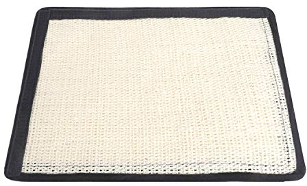 RUIXIA Katze Kratzmatte Katzenteppich Sisal-Matte Anti-Rutsch Langlebige Klettverschluss Krallenpflege Kratzbrett Kratzschutz, geeignet für Tisch, Sofa, Couch, Stuhl, Möbelbeinen Schutzer