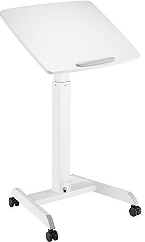 iMount ACGSL07 Gas-spring-assisted Height Adjustable Laptop Table/Lectern/Reception Desk with Tilt Top