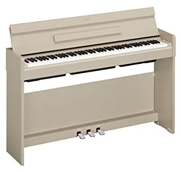 Yamaha ARIUS YDP-S35 Digital Piano - Modern and Stylish Home Piano for Hobbyists, Authentic Acoustic Piano Playability, in White Ash