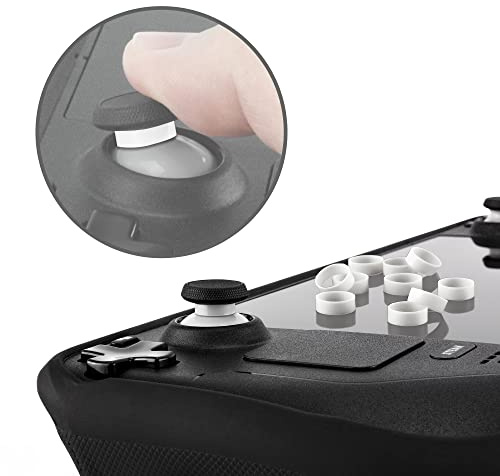 Park Sung Joystick Protectors, Invisible Protection During Gaming, Silicone, Compatible with Steam Deck/Xbox/Switch Pro Controller/PS4/PS5/ROG Ally/8 BitDo Game Joystick(10 Pcs) | Invisible Anti-Slip Thumb Grip Covers, Wear-Resistant, Compatible with Xbox/Switch/PS4/PS5/ROG Ally/8BitDo