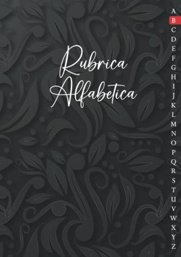 Rubrica Alfabetica: A5 Quaderno Alfabetico dalla A alla Z Con 4 pagine per ogni lettera | 107 Pagine