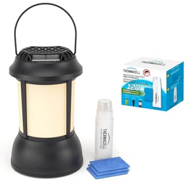 THERMACELL Lampe Anti Moustiques et Moustiques Tigres - 20m² - 132h