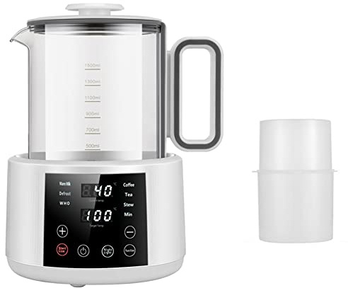 Deger Tragbarer Babyflaschen-Erwärmer, intelligent, 6-in-1, schnelles Erhitzen von Babynahrung, für Muttermilch, Formeln, Milch, Tee, Kaffee, EU-Stecker