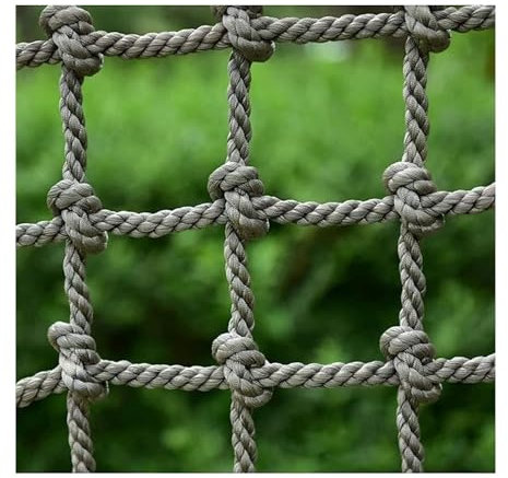 TGDGFKIAS Kids Climbing Frame NetTreehouse Rope Ladder, For Fence and Play Area(4 * 6m(12.12 * 18.18ft))