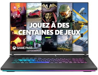 ASUS ROG Strix G18 G814JIR-N6001W 18 Pouces 2.5K Pc Portable (Intel Core i9-14900HX 5.8Ghz, 32GB DDR5 RAM, 2TB PCIe 4.0 NVMe SSD, NVIDIA GeForce RTX 4070 TGP 140W, Windows 11 Home) – Clavier AZERTY