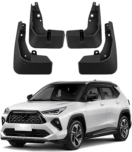 LUGIWN Auto Parafanghi per Toyota Yaris Cross GR 2023 2024 2025, Veicolo Paraspruzzi Parafango Anteriore e Posteriore, Ruota Protettori Protettivi Schizzi