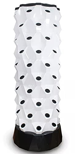 Hydroponic Tower,Hydroponics Tower, Aquaponics Grow System, 80 Pots Garden Tower Hydroponic Growing Kit for Indoor Gardening, Fruits and Vegetables with Hydrating Pump, Timer, Adapter, Seedi