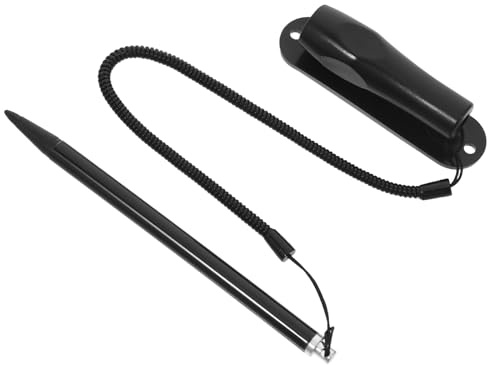 Ipetboom Penna Stilo Resistiva per Tablet e Telefoni Touch Screen con Punta ABS Portapenne con Cordino a Molla e Base Fissa Compatibile con Dispositivi Resistivi per Uso Industriale e