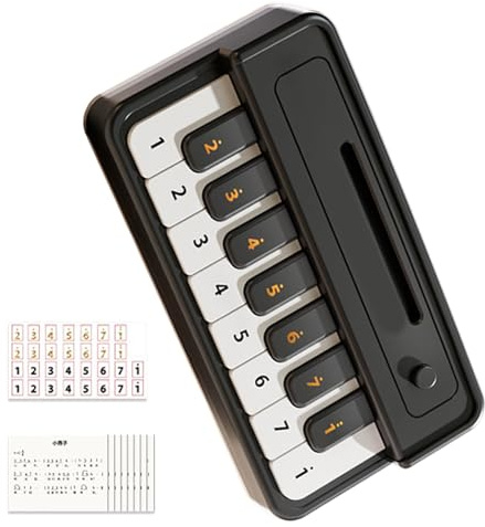 Kinderklavier, tragbare pädagogische Musikinstrumente, Reiseklavier, für Mädchen, mit Liederbuch, für drinnen und draußen, Reisen, Kindergarten, frühes Lernen
