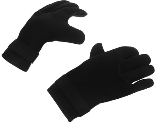 Mikikit Guanti in Neoprene Termici da Immersione Uomo Donna Resistenti all Usura e Antiscivolo Protezione Ergonomica per Snorkeling Surf Kayak e Nuoto in Acque Libere