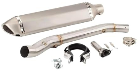 Motorcycle Exhaust For Suzuki For DRZ400 For DRZ400S For DRZ400SM For DRZ400E Motorcycle Muffler Silencer Middle Link Pipe Slip On End Silencers