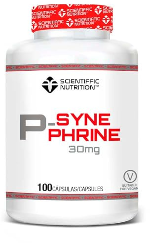 Scientiffic Nutrition - P-Synephrine 30mg | Extracto de Naranja Amarga al 30% | Quemagrasas y Energía | 100 Cápsulas Vegetales (Suministro para 100 Días)