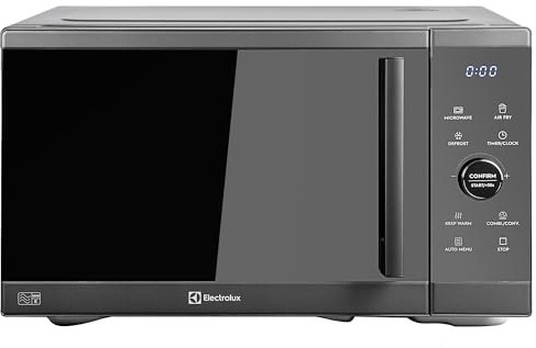 Electrolux Air Fryey Microwave 26L Combination Oven – Air Fryer, Convection & Microwave Cooker, Stainless Steel Interior, Grey, 900W Microwave/1500 Airfryer