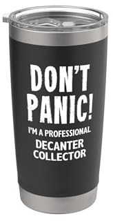 Collettore Decanter Bicchiere termico in acciaio inox doppia parete