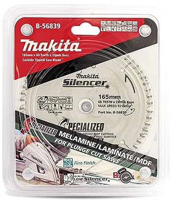 Makita B-56786 Sägeblatt Specialized, 60 Zähne, 1 V, 165 x 20 mm