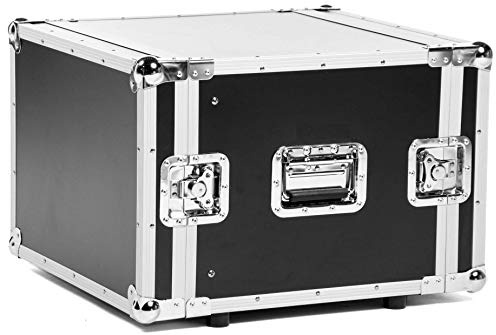 TEGO PRO 27150 Rack 8 HE Double Door Effektrack Endstufenrack 43 cm tief