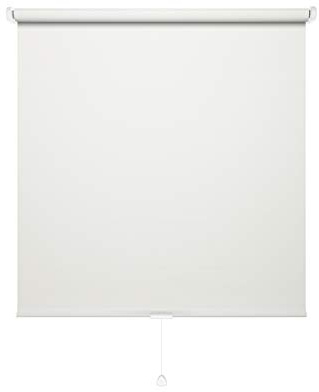 JalousieCrew Mittelzugrollo Schnapprollo Springrollo Weiss - Breite 62 bis 222cm - Länge 130 und 230cm - Blickschutz (082 x 130 cm)