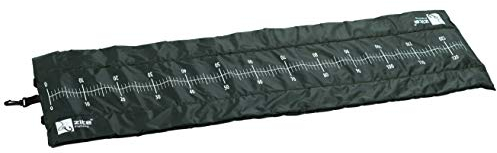 Zite Fishing Raubfisch Abhakmatte für das Raubfischangeln auf Hechte & Zander – 130 x 40 cm – aufgedrucktes Maßband mit Einer Messskala von 125 cm