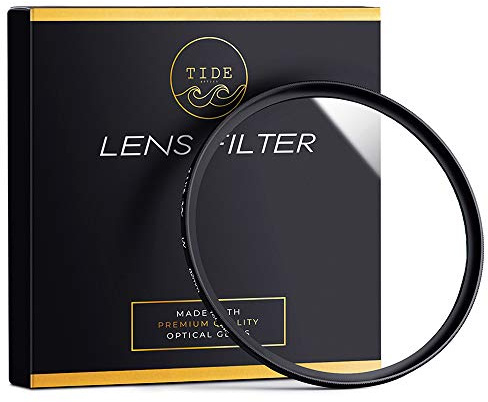 Tide Optics Filtro de Lente UV Protección Ultravioleta Vidrio Multicapa (49mm)