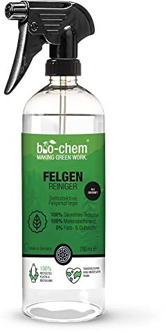 bio-chem Felgenreiniger säurefrei für Alufelgen & Stahlfelgen | Auch für Chrom poliert und matt | biologisch abbaubar