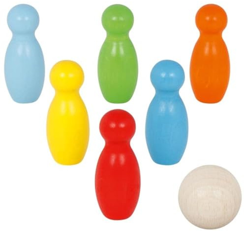 Goki Fast Bowling 56817 Jeu de Bowling Traditionnel Multicolore