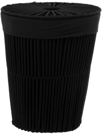 5five - doppelter wäschekorb 40l manila schwarz