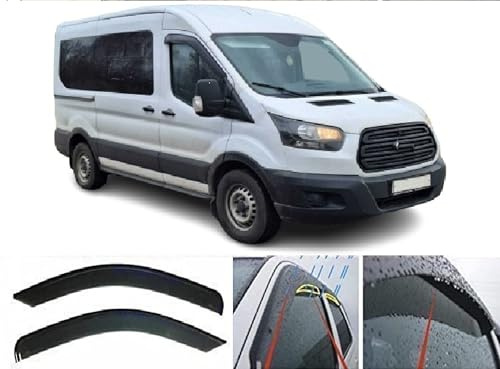 AC WOW 2 x Windabweiser für Ford Transit 2013 2014 2015 2016 2017 2018 2019 2020 2021 2022 2023 2024