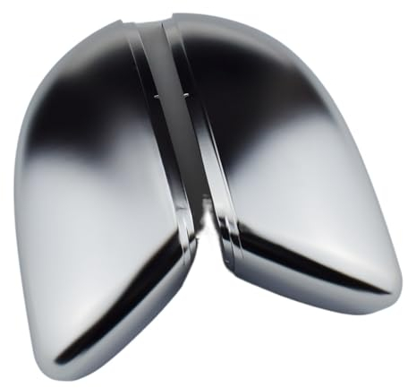 Rückspiegel Abdeckung Für Golf 6 Für MK6 Für Touran Matt Spiegel Abdeckung Silber Rückspiegel Kappe Gehäuse Auto Spiegelkappen