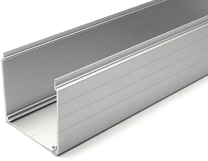 Kabelkanal aus Aluminium Kabel Kanal Profil 80 x 80 Alu Profile Zuschnitt: 1800mm