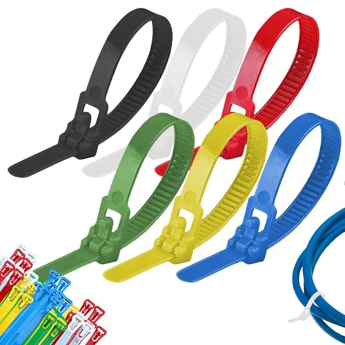 Hebilla autobloqueante | Bridas de nailon de resistencia ajustable – Bridas ajustables con cremallera reutilizables, bridas ajustables con cierre de cremallera correas de nailon