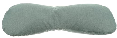 MOLUCKFU Ergonomisches Nackenstützkissen Aus Leinenstoff Atmungsaktiv Und Waschbar Nackenrolle Für Sommer Und Office Kühlendes Stützkissen Gegen Verspannungen