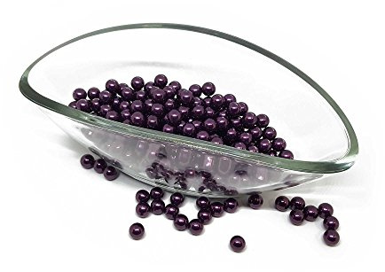 100 x Perlen 12mm ohne Loch!! - basteln Deko Dekoperlen Wachsperlen - Set Lila