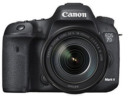 Canon EOS 7D Mark II Digital SLR Camera with EF-S 18-135mm is USM Lens Wi-Fi Adapter Kit (Renewed)