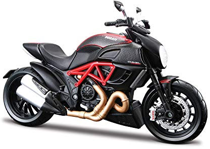 Maistro M39196 1:12 Motorrad-Set Ducati Diavel Carbon, farblich Sortiert, Mittel