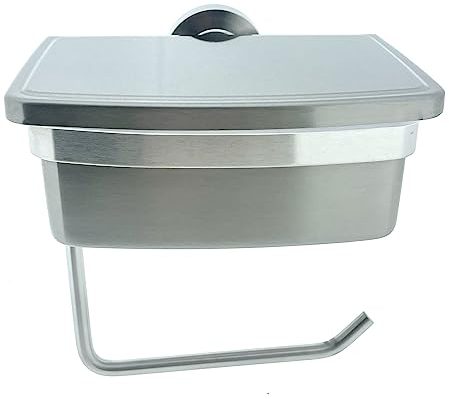 RB&G Premium Feuchttücherbox- aus hochwertigem Edelstahl/kein Austrocknen der Tücher zur Wandmontage– nicht freistehend