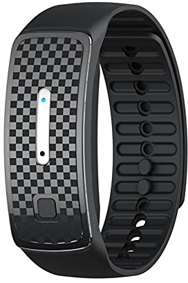 Ultraschall Mückenschutz Armband, Wasserdichtes Anti-Mücken-Band, Ultraschall-Mückenschutz-Armbänder Anti-Mücken-Band für Kinder Erwachsene Wiederverwendbar, Schwarz