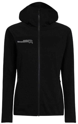 Rock Experience REWC02711-0208 DIADEM 2.0 HOODIE FZ WOMAN FLEECE Sweatshirt Women's CAVIAR L