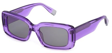 Furla Unisex SFU630V Sunglasses, Violet/Smoke, 53