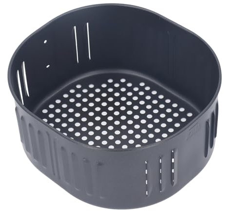 Cestello di Ricambio per Friggitrice Ad Aria da 5,5 Litri, 24,7x22,5x11,5cm Cestello Per Friggitrice Ad Aria Antiaderente Cestello Scolapiatti Riutilizzabile Accessori