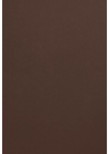 Netuno 20 Blatt Fotokarton Braun DIN A4 21 x 29,7 cm 300g Malmero Tourbe dicker Bastelkarton farbig A4 für Visitenkarten Einladungen Basteln Kreativkarton bunt Farbkarton für Karten Feinkarton